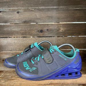 Mens Inov-8 Blue FastLift 325 Low Athletic Lifiting Sneakers Shoes Size 8.5 M
